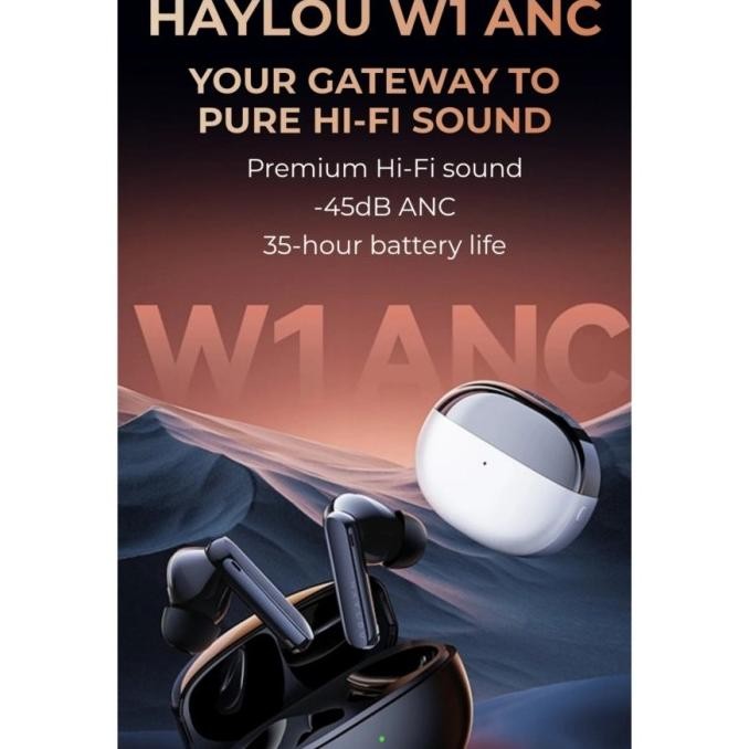 Grosir Haylou W1 Anc Tws True Wireless Earbuds Headset Bluetooth Garansi Resm