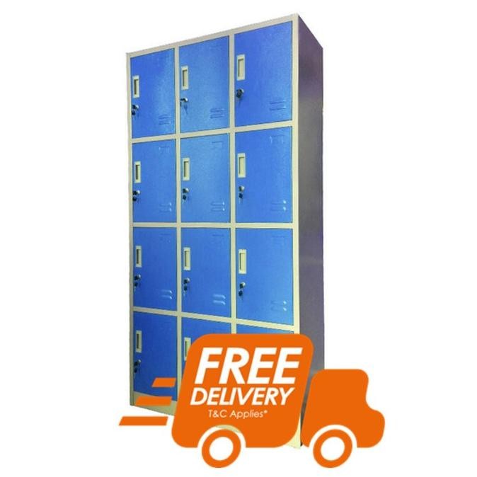 hj-54 Oz67 Loker Besi / Locker Besi Metal 12 Pintu / Kozure KL-12WX /Lemari Kabinet Terlaris Berkual