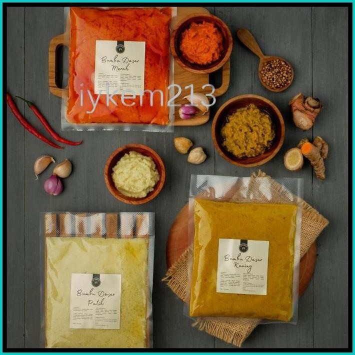

SATUMEJA - REFILL BUMBU DASAR PUTIH / MERAH / KUNING / HIJAU / ORANYE DAPUR MASAK INSTAN