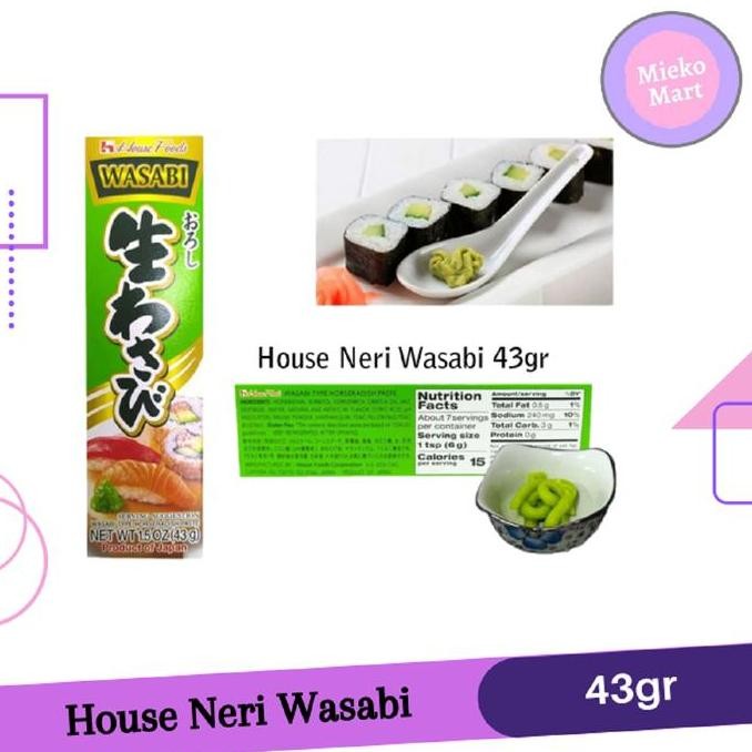

Sale House Neri Wasabi | Pasta Wasabi | Wasabi House Foods | Wasabi 43Gr Food