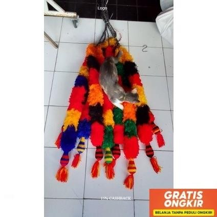 Pecut Gombyok 2,5 Meter/Pecut Jaranan/Pecut Bopo Stock