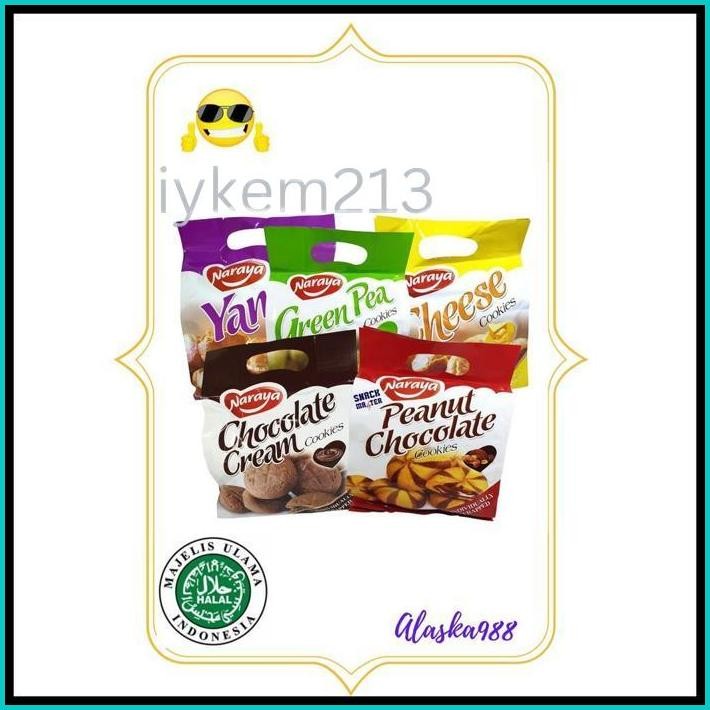 

NARAYA COOKIES CHOCO CHEESE YAM GREEN PAS