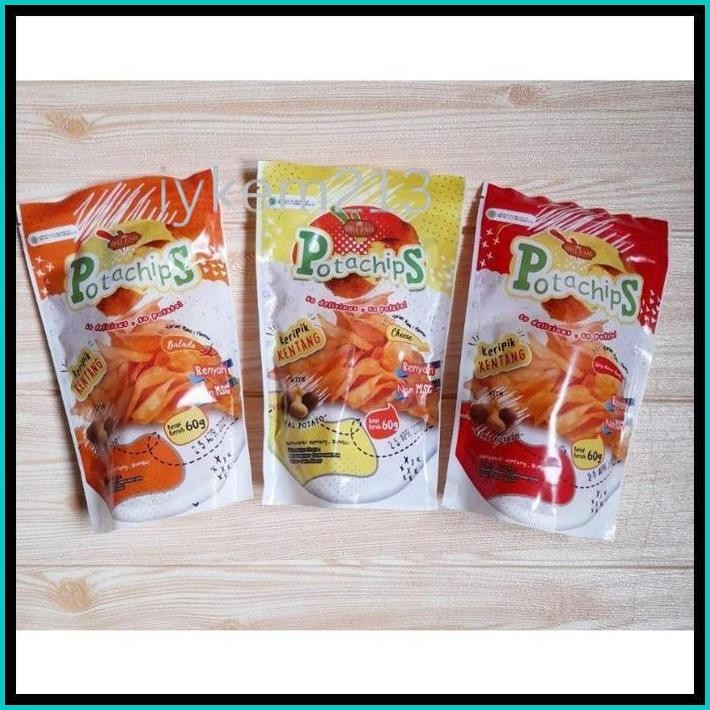 

IBU EMI-POTACHIPS-KERIPIK KENTANG GURIH-TANPA MSG-60GR
