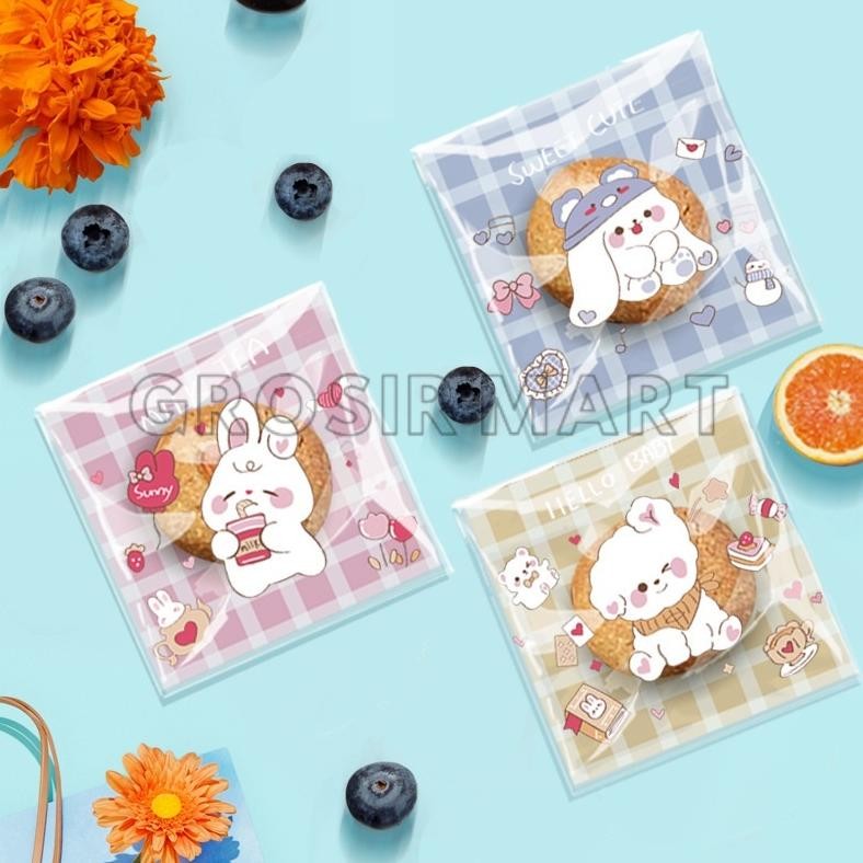 

Im31 Ow42 Isi 100 Pcs Plastik Cookies OPP Bunny Bear Plastik Kue Permen Snack Karakter Kantong Opp Kemasan Kue Biskuit Cookies 7 Cm 10 Cm Termurah Termurah