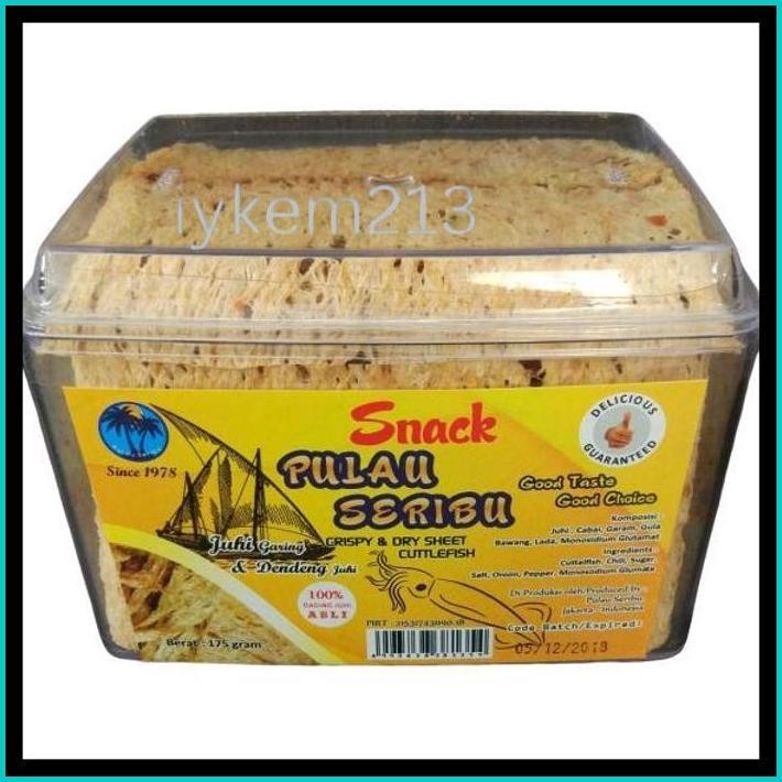 

SNACK JUHI PULAU SERIBU TOPLES SEDANG JUHI KERING