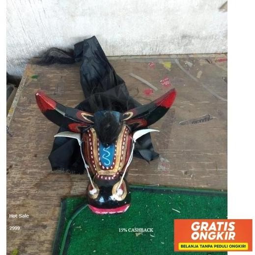 Mainan Kepala Banteng Banteng Bantengan Kuda Lumping Original