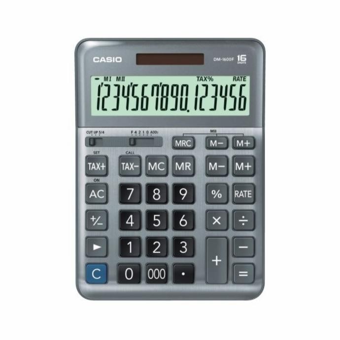 

ad-56 rg-4 CASIO DM-1600F DESKTOP KALKULATOR MEJA / DESKTOP KALKULATOR 16 DIGIT Murah Murah