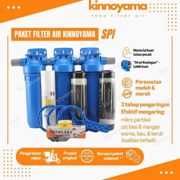 Saringan Air Kuning Berbesi / Fiter Air Sumur Bor / Filter Air Lengkap Siap Pakai Co