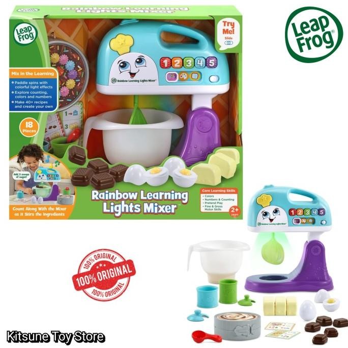LEAP FROG RAINBOW LEARNING LIGHTS MIXER ORIGINAL EDUCATION TOYS - MAINAN EDUKASI MEMASAK ANAK 2904T