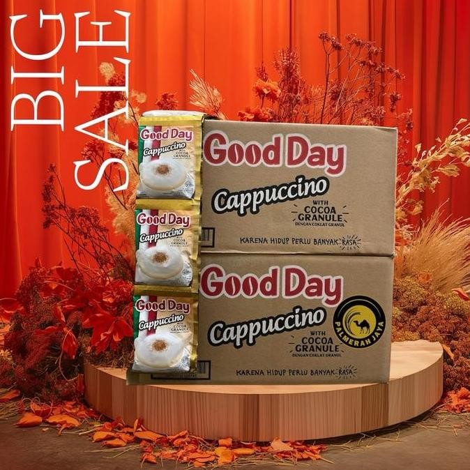 

Promo Kopi Goodday Cappucino 1Dus (120Pcs)