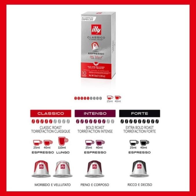 

Promo Illy Nespresso Compatible (Lungo Roast) Coffee/Kopi Capsules, 10
