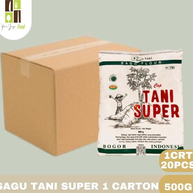 

Murah Tepung Sagu Tani Super/Sagu Flour 500G/1Kg 1 Carton