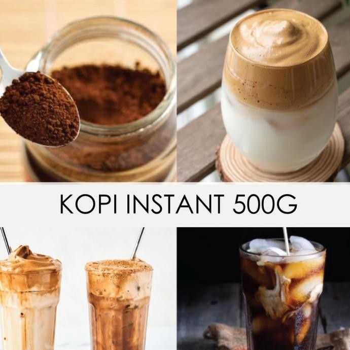 

Promo Bubuk Kopi Instan Tampa Ampas 500Gr Dalgona Coffee Gula Aren Coffee