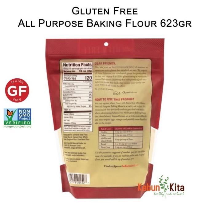 

Murah Bob Red Mill Gluten Free All Purpose Baking Flour 623Gr