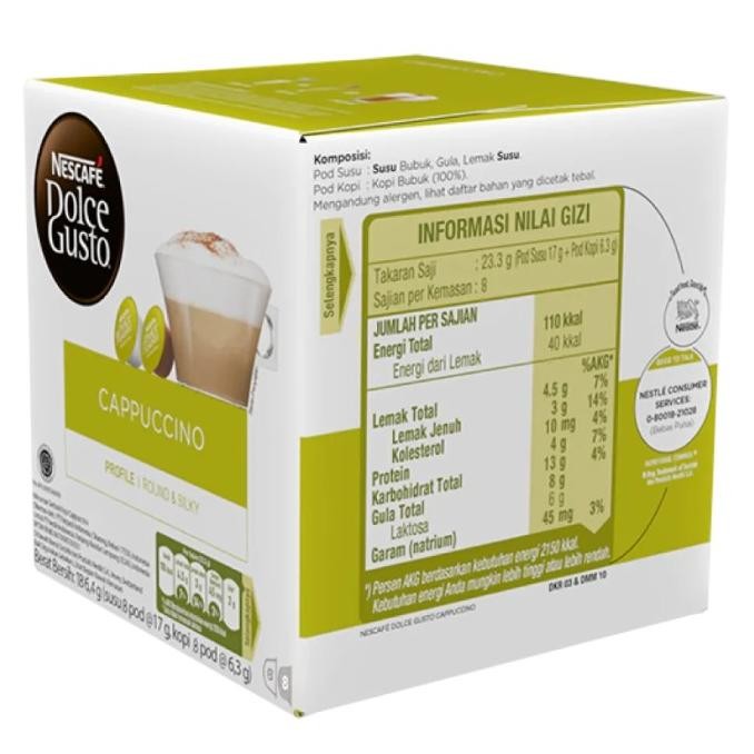 

Promo Nescafe Dolce Gusto Cappuccino 16 Capsule | Coffee Kapsul Kopi