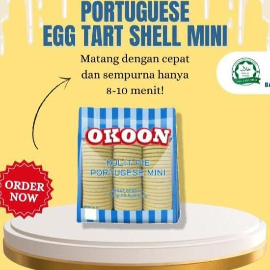 

Murah Okoon Kulip Pie Kecil Portugese 570Gr Isi 60Pc Egg Tart Crust Portuguese Egg Tart