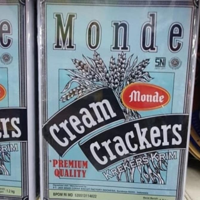 

Grosir Monde Biskuit Kaleng - Cream Crackers 1.2 Kg