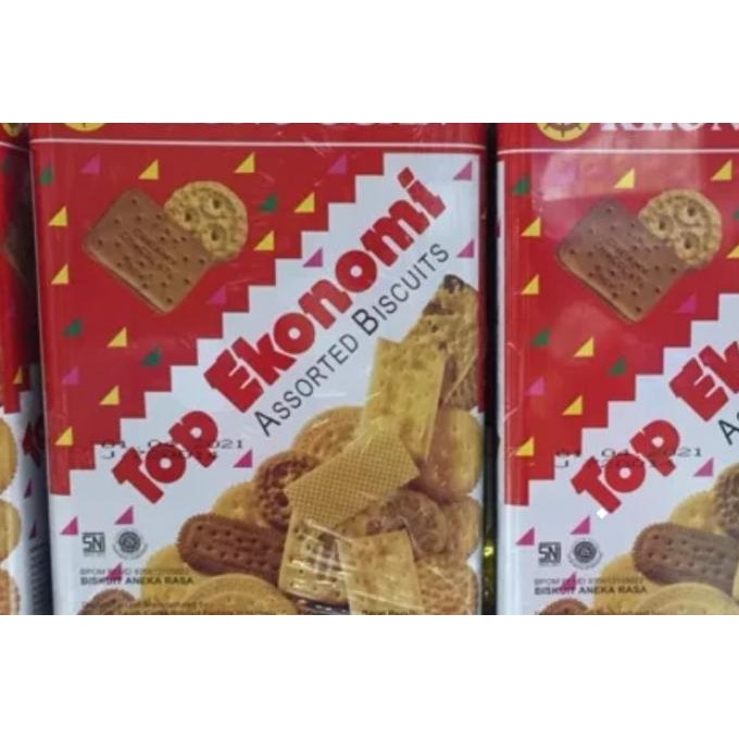 

Promo Khong Guan Assorted Top Biskuit Ekonomi Kaleng Besar [1150G] | Festive
