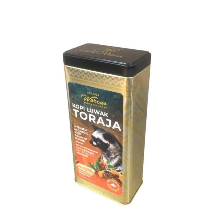

Grosir Kopi Worcas Toraja Wild Kopi Coffee Tin Coffee 100Gr