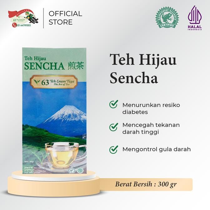 

Promo Teh 63 Sen Cha Teh Hijau Khas Japanese Tea 300 Gram Teh Kesehatan Anti Kanker Kolesterol