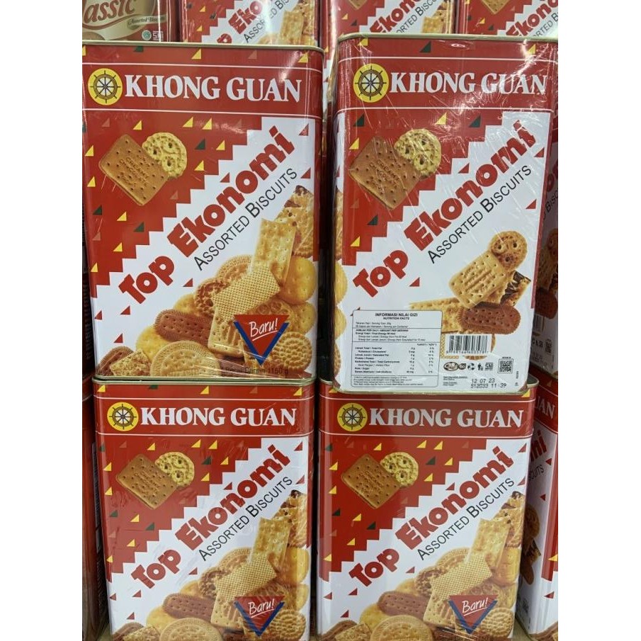 

Murah Khong Guan Top Ekonomi Assorted Biscuit 1150 Gr
