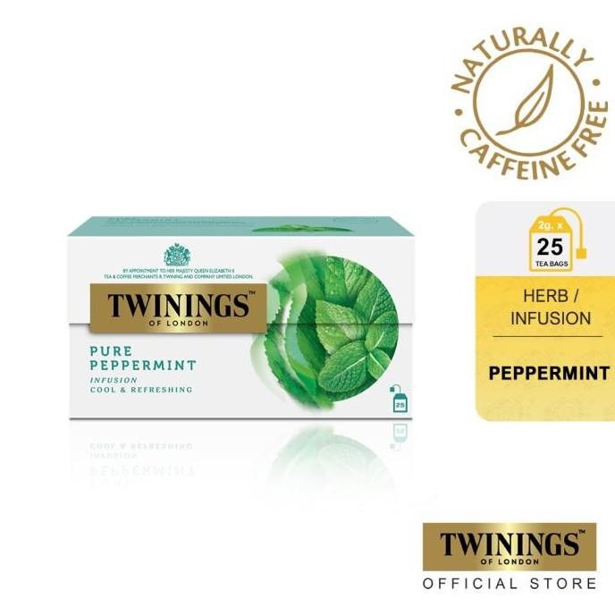 

Grosir [Paket Bundle] Twinings Teh Celup Pure Peppermint Dan Pure Camomile
