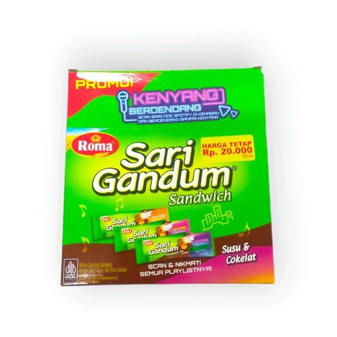 

Grosir Biskuit Roma Sari Gandum Coklat Box - Dus Isi 10 Boks X 12 Sachet X 27 Gram - Cokelat