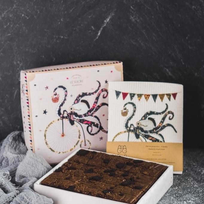 

Promo Big Size Brownies & 2Pcs Swedish Dishcloth