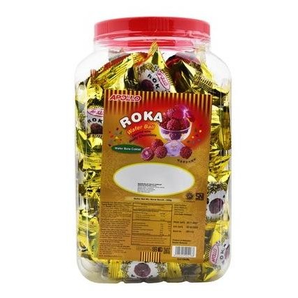 

Grosir Biskuit Bola Wafer Apollo Roka Wafer Ball Coklat 420 Gr Toples