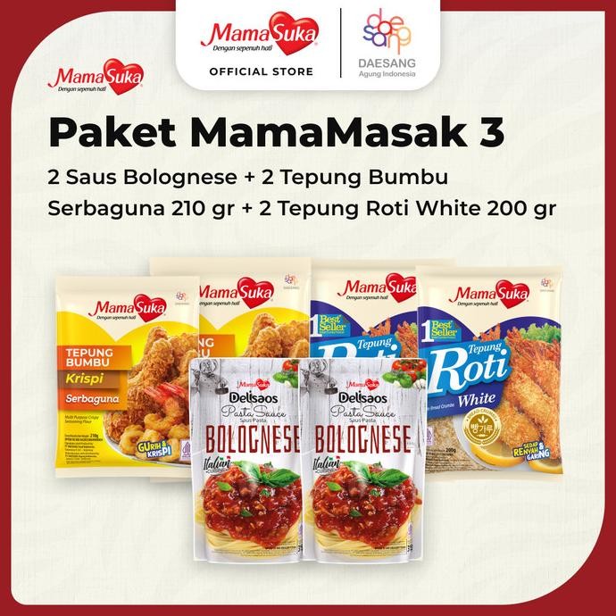 

Promo Mamasuka - Paket Mamamasak 3