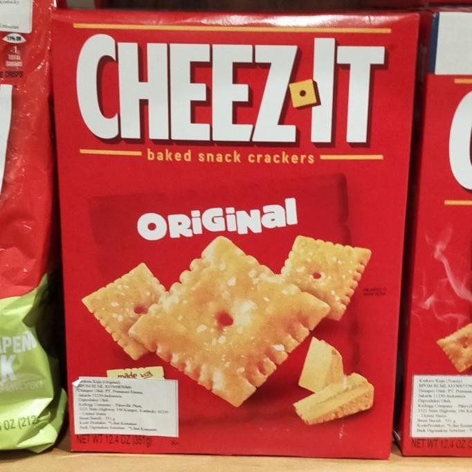 

Promo Cheezit Baked Cracker Snack Original 351Gr Biskuit Biscuit