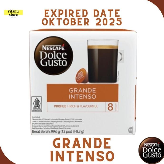 

Promo Nescafe Dolce Gusto Grande Intenso Capsule Coffee Ndg 1 Box Original