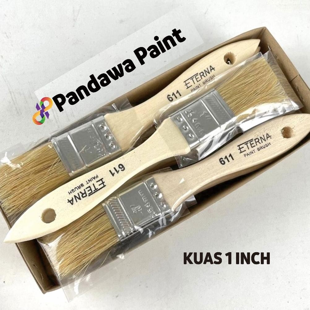 

As23 fgh-56 KUAS CAT ETERNA 611 1 Inch Per Pcs/ Paint Brush Berkualitas Terlaris