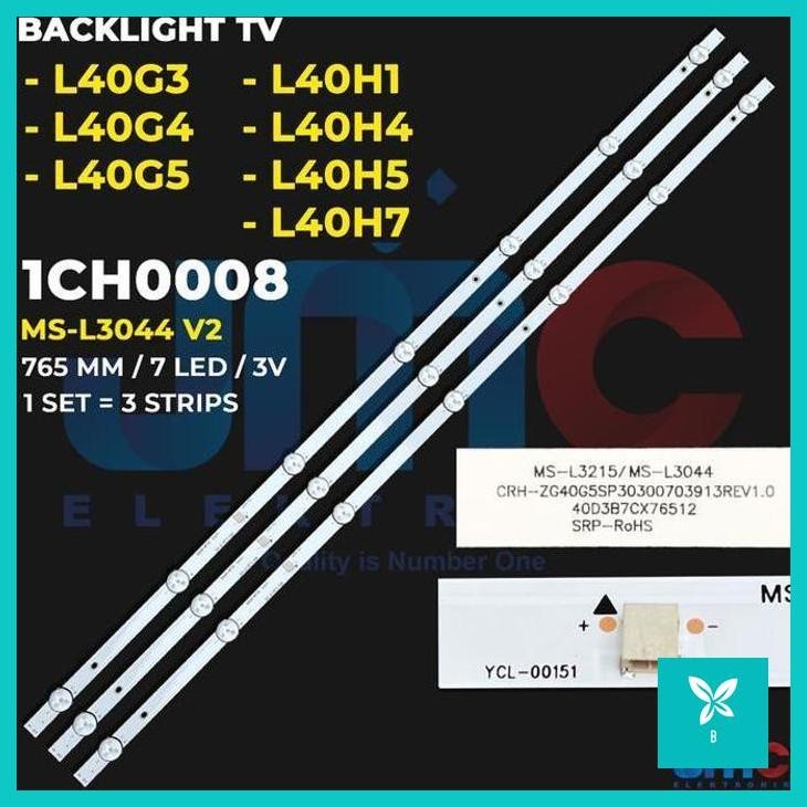 | JC | Backlight TV for 40 Inch L40G3 L40H2 L40G4 L40G5 L40H4 L40H5 L40H7 MS-L3215 V2