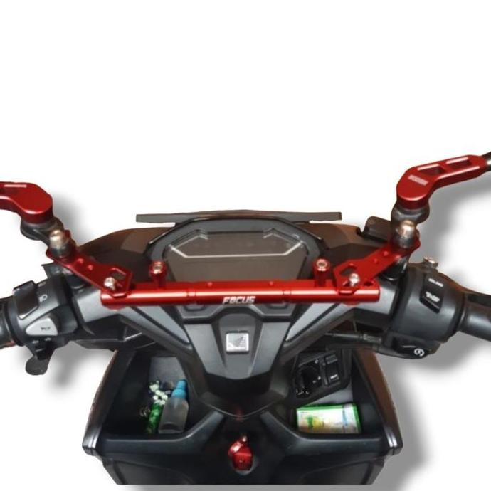 Promo Stabilizer Stang Motor Breket Holder Hp Smartphone Cnc Nmax Aerox Vario Beat Mio Xmax Scoopy F