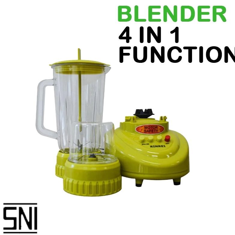 COD BLENDER MURAH GUDANG KUAT UNTUK JUS BUAH NATIONAL BELENDER RINREI BERKUALITAS MESIN 4 IN 1 PLAST