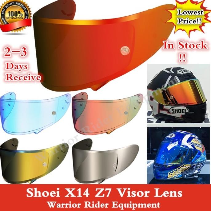 * Shoei X14 Z7 Revo Iridium Visor Lens X Spirit Shoei Helm Visor Lens *