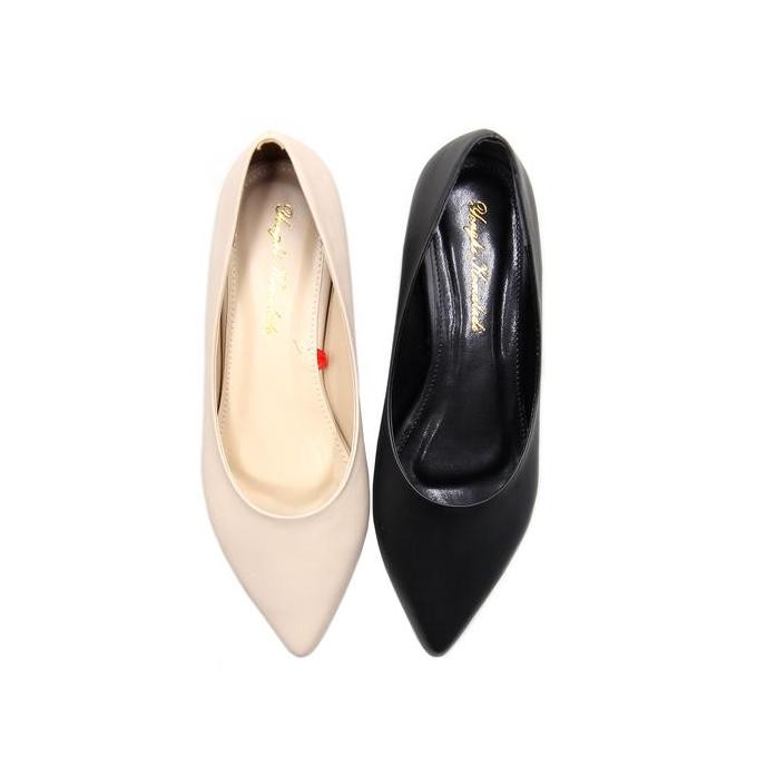 [ ORIGINAL ] YONGKI KOMALADI SEPATU PANTOFEL WANITA OL-YSL1110-22 Hitam Heels Shoes HM