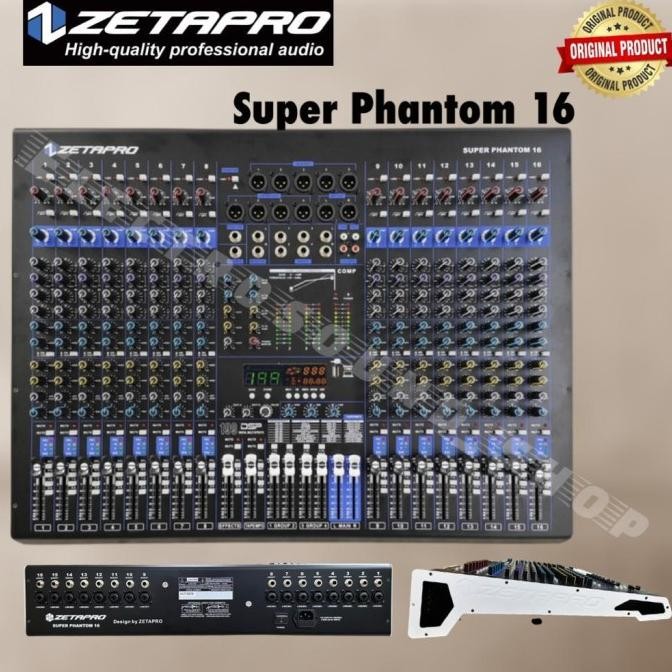 Murah Mixer Audio Zetapro Super Phantom 16, Compressor / Zetapro Original
