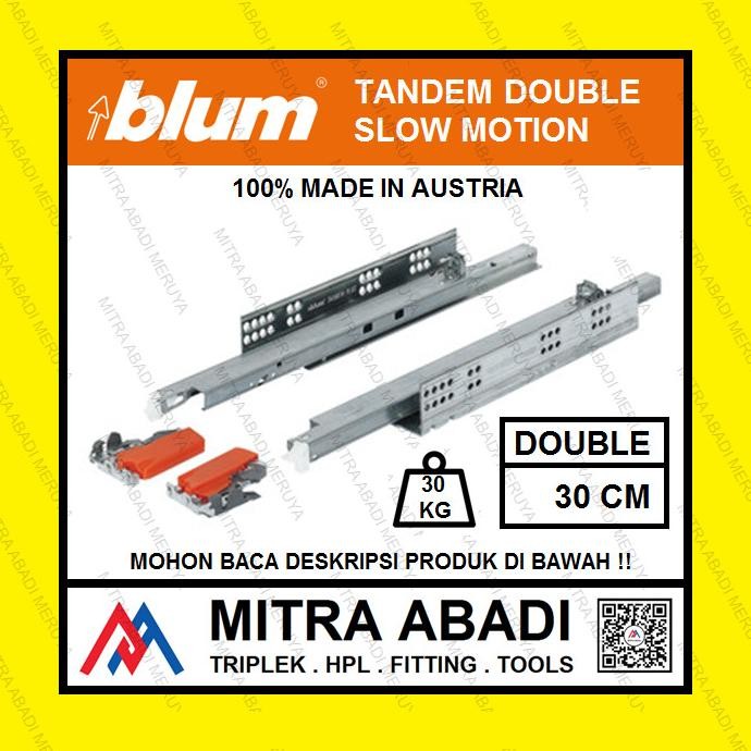 REL TANDEM BLUM 30 CM DOUBLE EXTENSION REL LACI BLUM REL BLUM