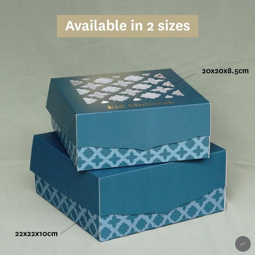 

10pcs Dus Kue Idul Fitri Cake Box Lebaran Packaging Hampers Ramadan (TB-22)