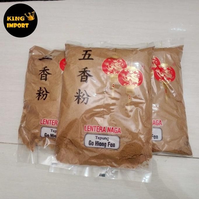 

Lentera Naga Bumbu Go Hiong Fen 500Gram / Tepung Gohiong