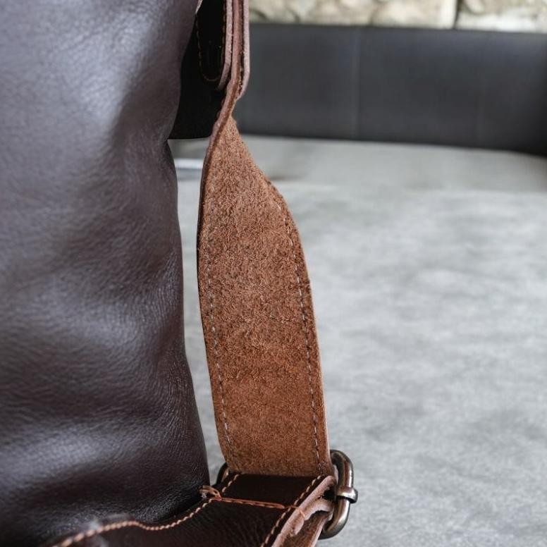 et-12 We69 tas selempang kickers pria kulit asli Hemat Original