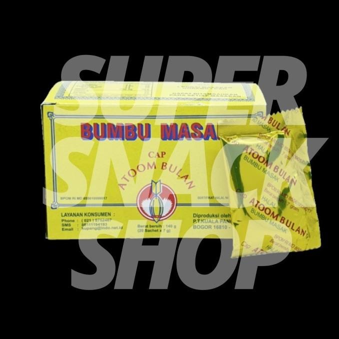 

BUMBU TABUR INSTANT / BUMBU RESTORAN / PENYEDAP RASA ATOOM BULAN PAK nUg