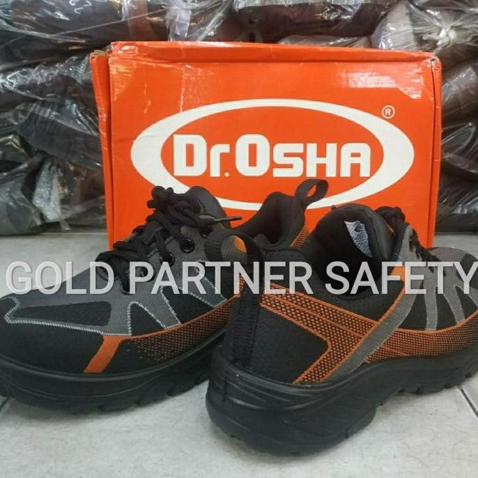 Diskon Sepatu Safety Shoes Dr Osha 3107 Wolfar Lace Up S1 (New) Original