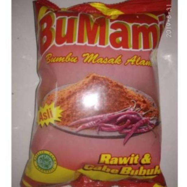 

BUMAMI CABE BUBUK KASAR HALUS BASRENG KENTANG CILOK CIMOL 250 GR MERAH nUg