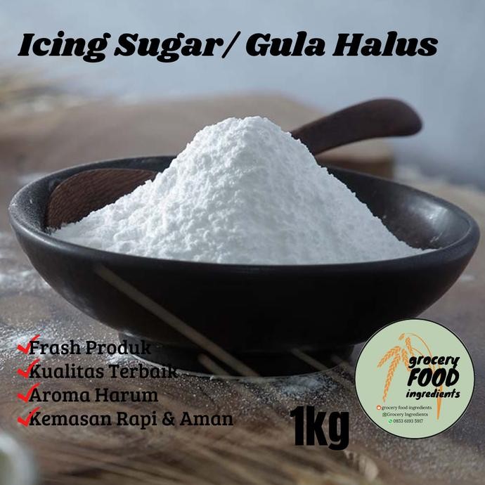 

Produk Baru!! Icing sugar 1kg / gula halus