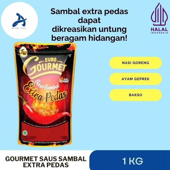 

SAUS SAMBAL EXTRA PEDAS 1KG EURO GOURMET nUg