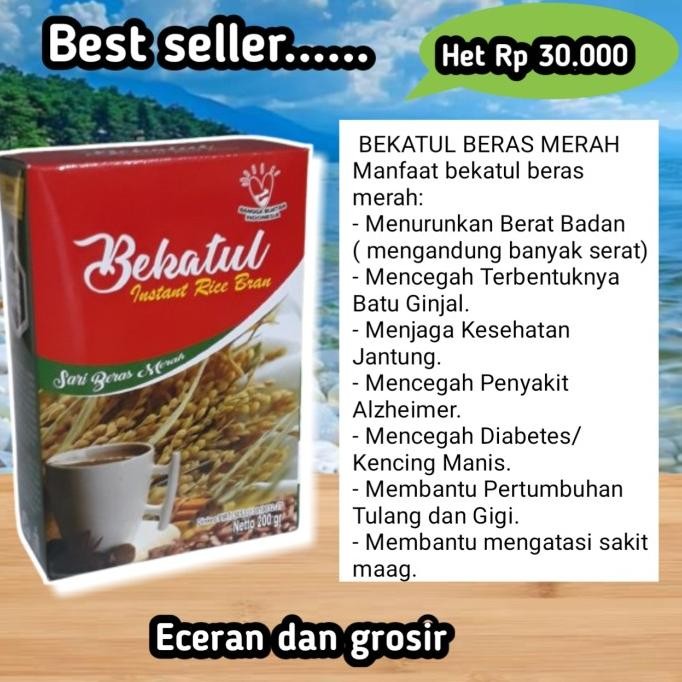 

Bekatul Beras Merah/ Rice Brain Organik Original nUg