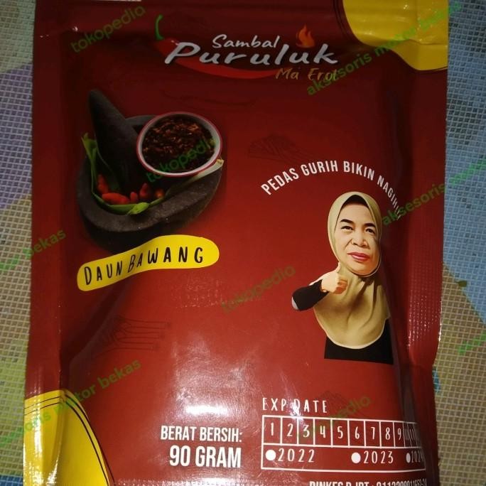 

sambal puruluk mak erot rasa hot nUg